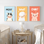 Farm Animal Wall Art