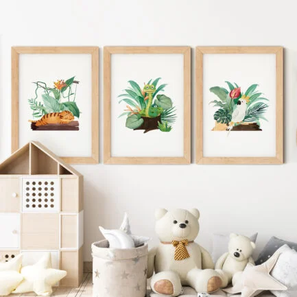 Rainforest Animal Wall Art