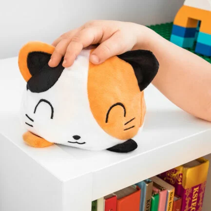 Reversible Cat Plush Stuffed Toy
