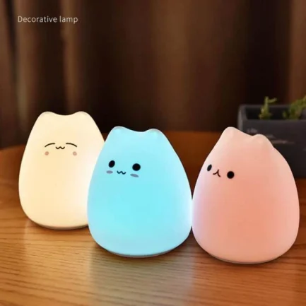 Cute Kawaii Mini Cat Night Light