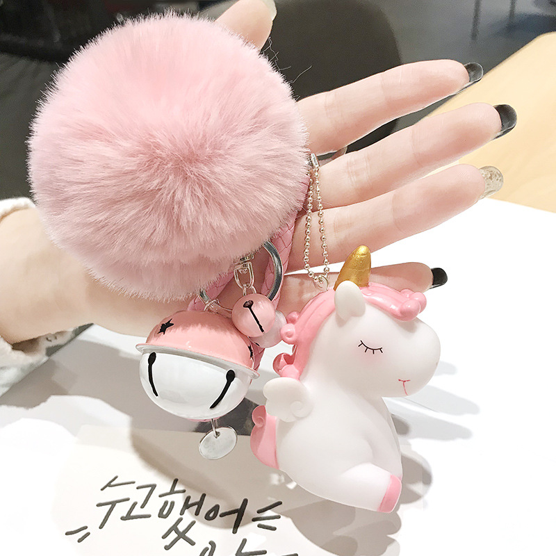 Cute Unicorn Keychain 