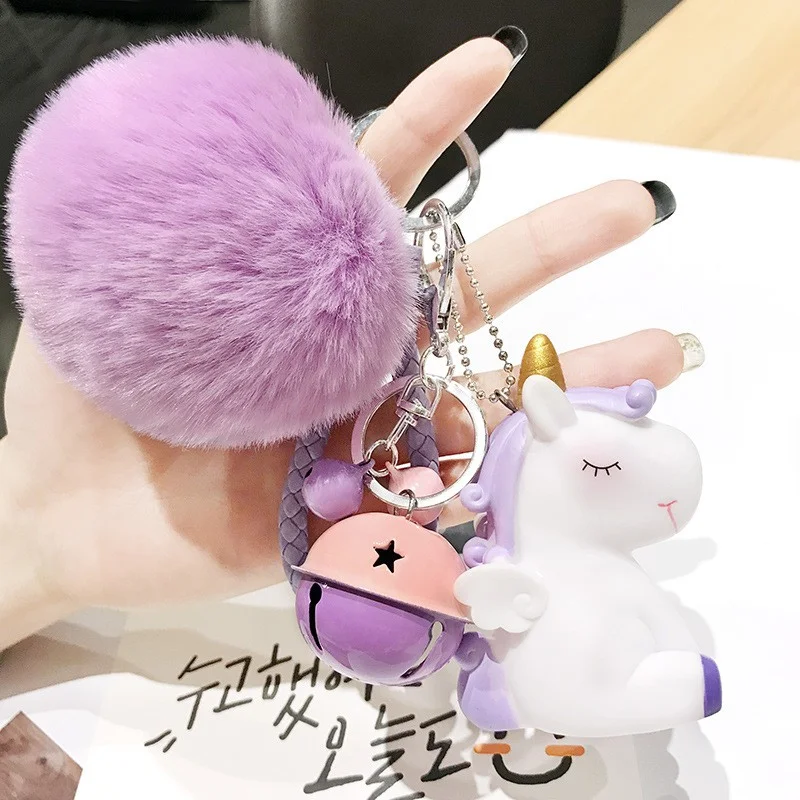 Cute Unicorn Keychain 