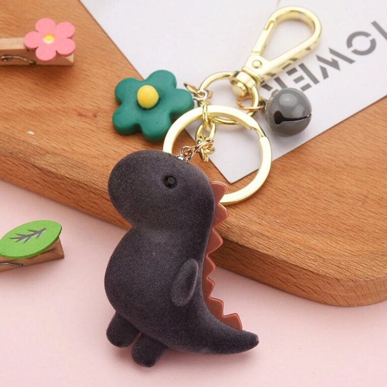 Cute Dinosaur Keychain Leah & Layla England Boutique Gift Store